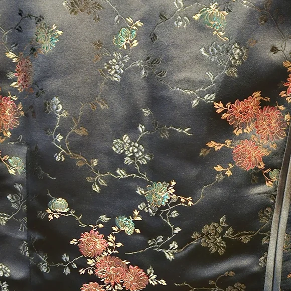 H&M Women's Size 4 Sleeveless Black Floral Dress - Picture 7 of 7